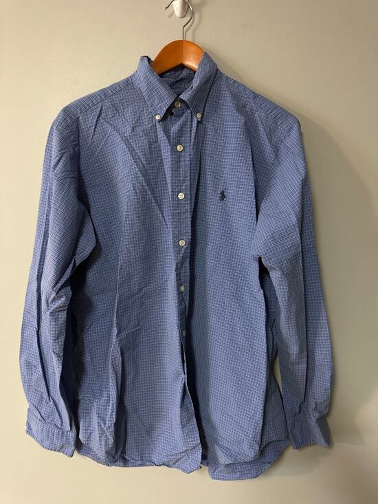 Ralph Lauren Other - Polo Ralph Lauren Classic Fit Blue Check Button Down Shirt Men’s Large Preppy